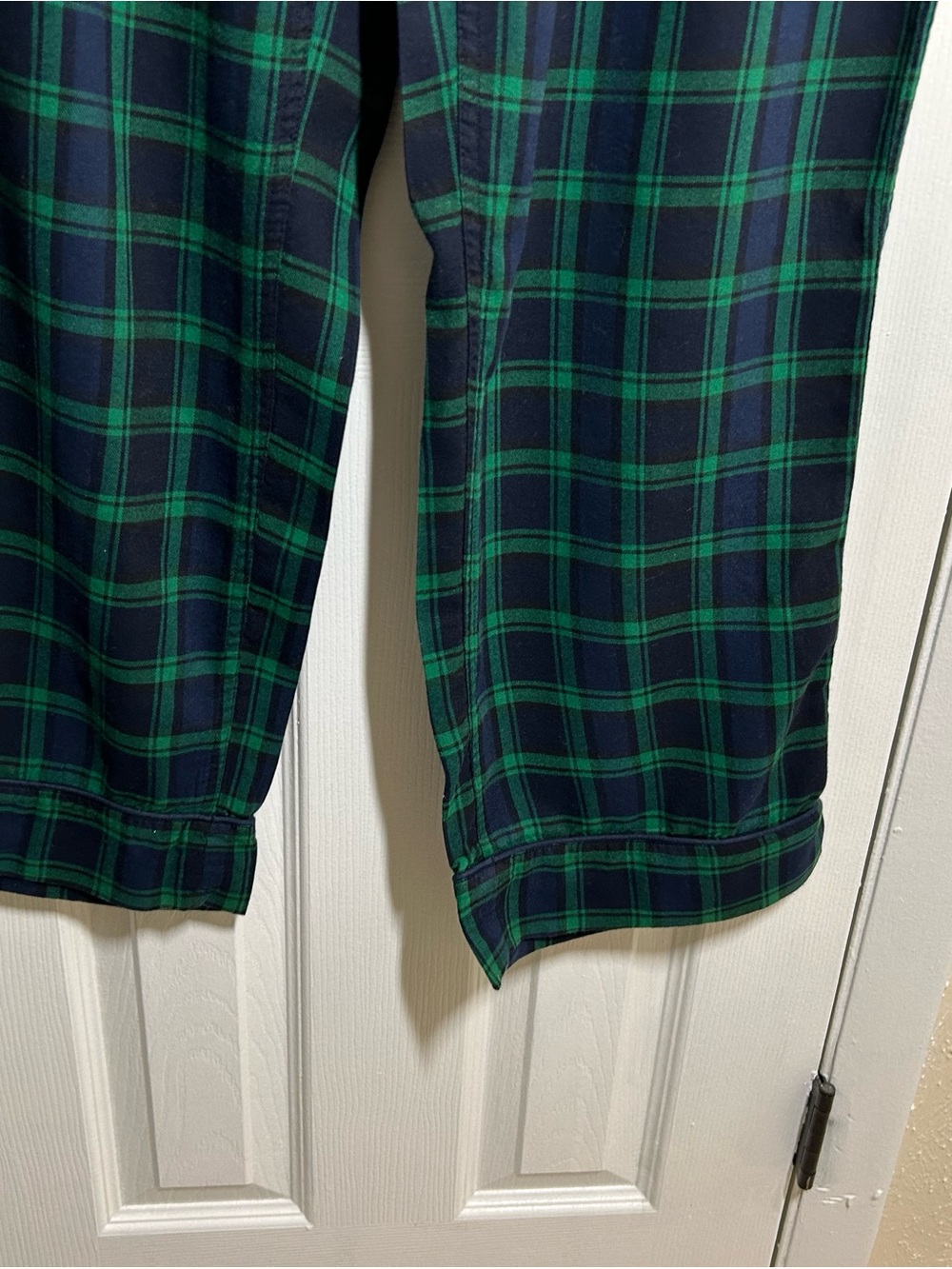 J. Crew Green and Navy Plaid Pajama Pants - Picture 9 of 12